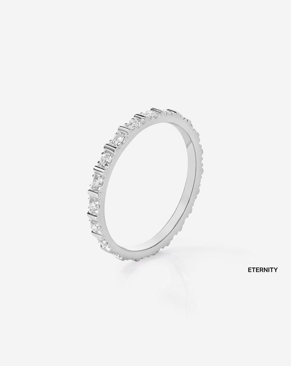 Fluted Diamond Band