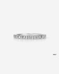 Fluted Diamond Band