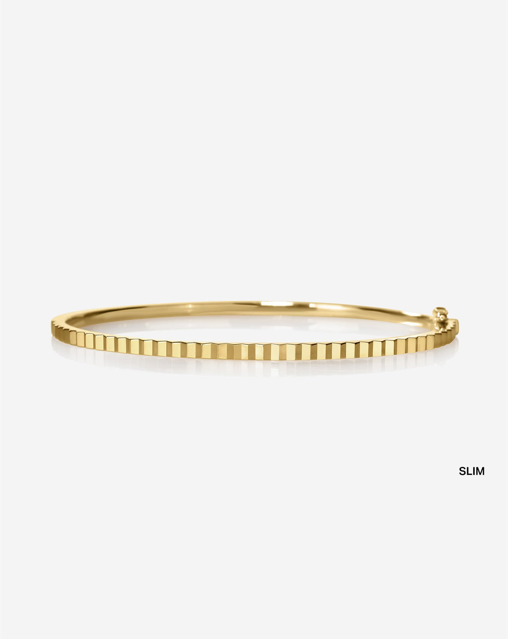 Fluted Gold Bangle