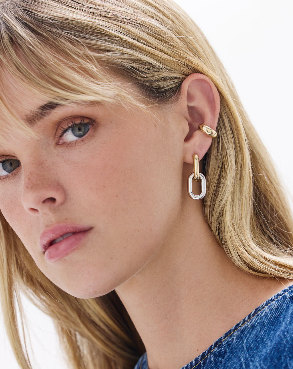 Gold Cloud Ear Cuff