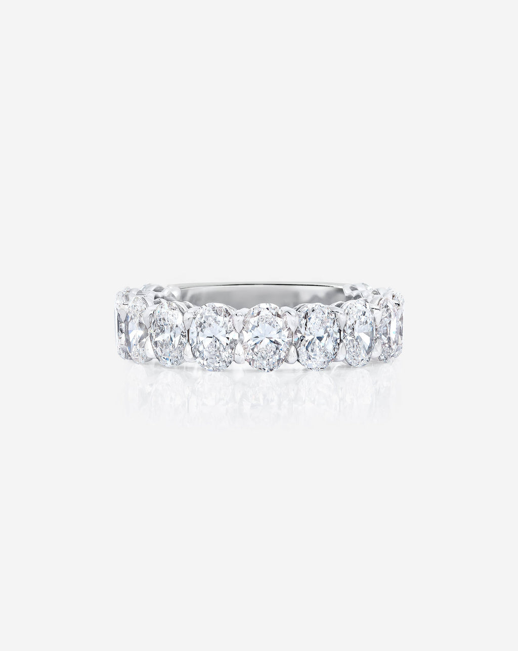 Oval 3/4 Lab Diamond Band