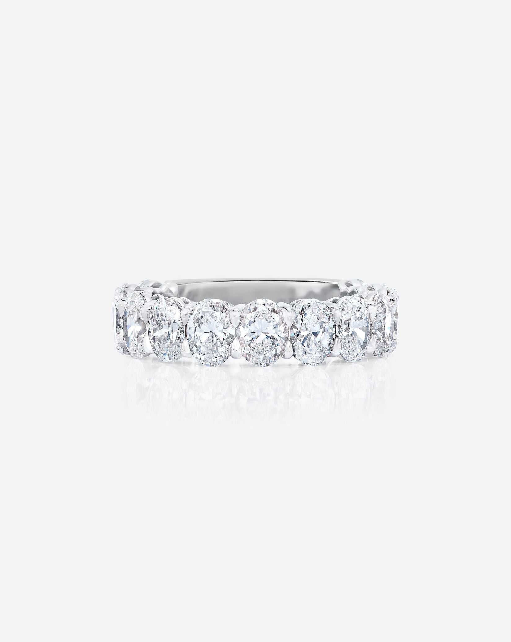 Oval 3/4 Lab Diamond Band