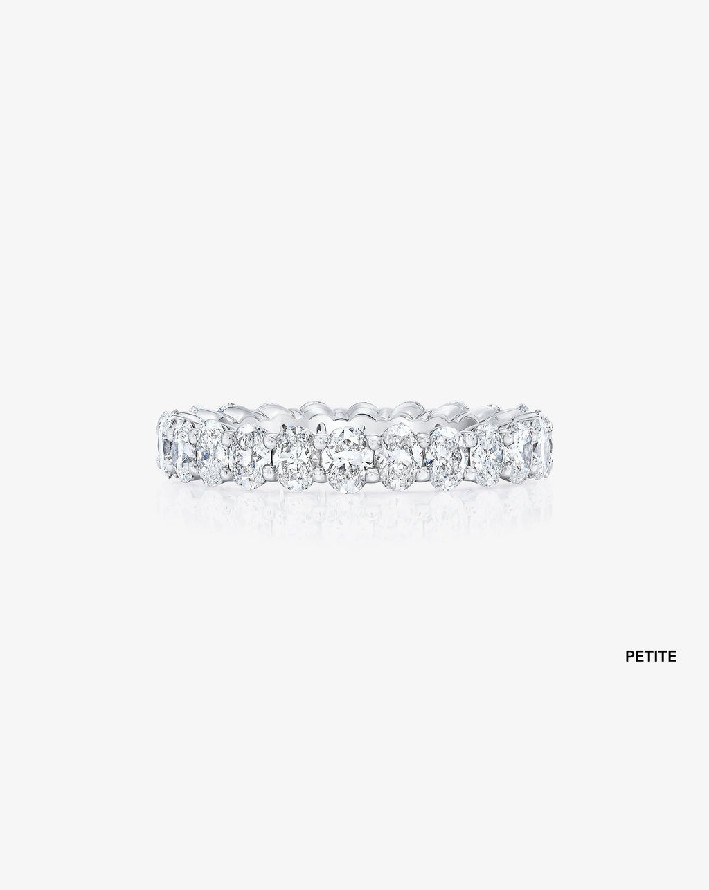 Oval Lab Diamond Eternity Band