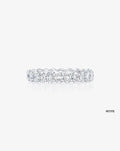 Oval Lab Diamond Eternity Band