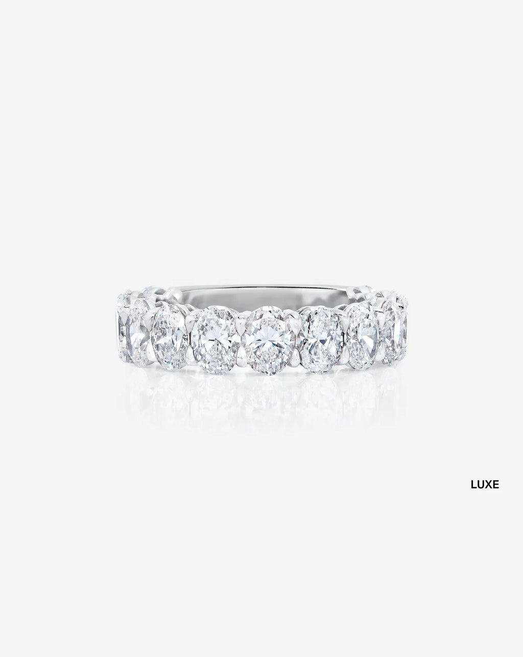 Oval 3/4 Diamond Band