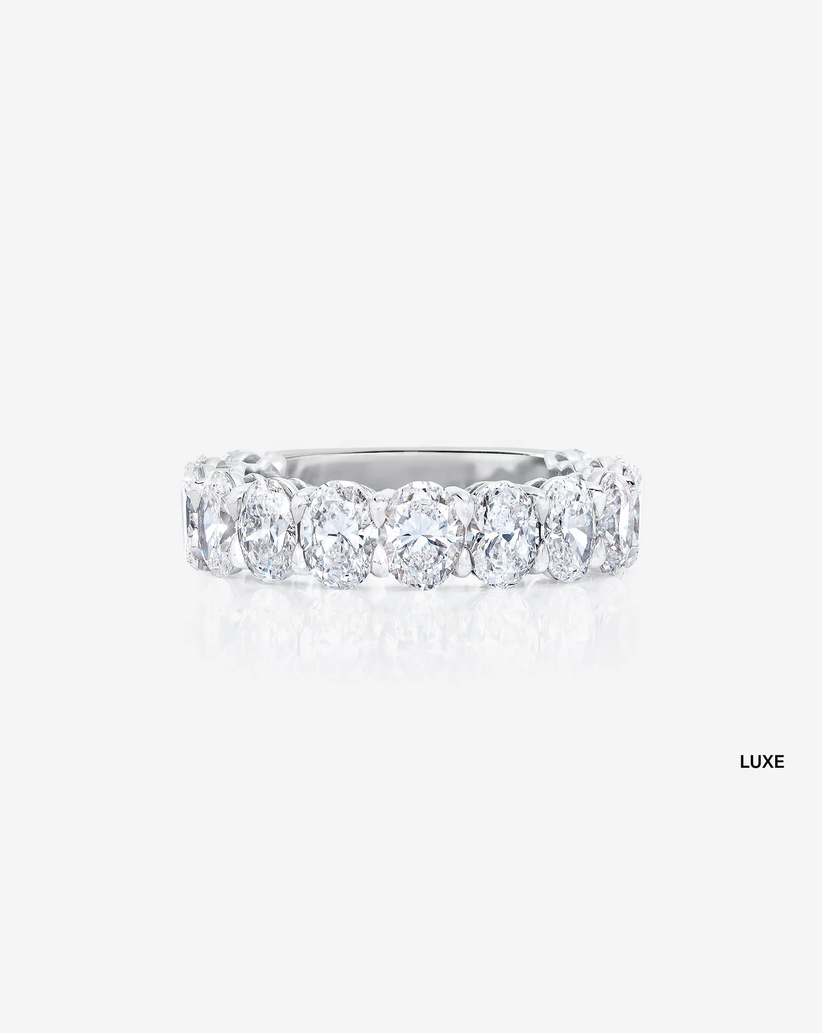 Oval 3/4 Diamond Band