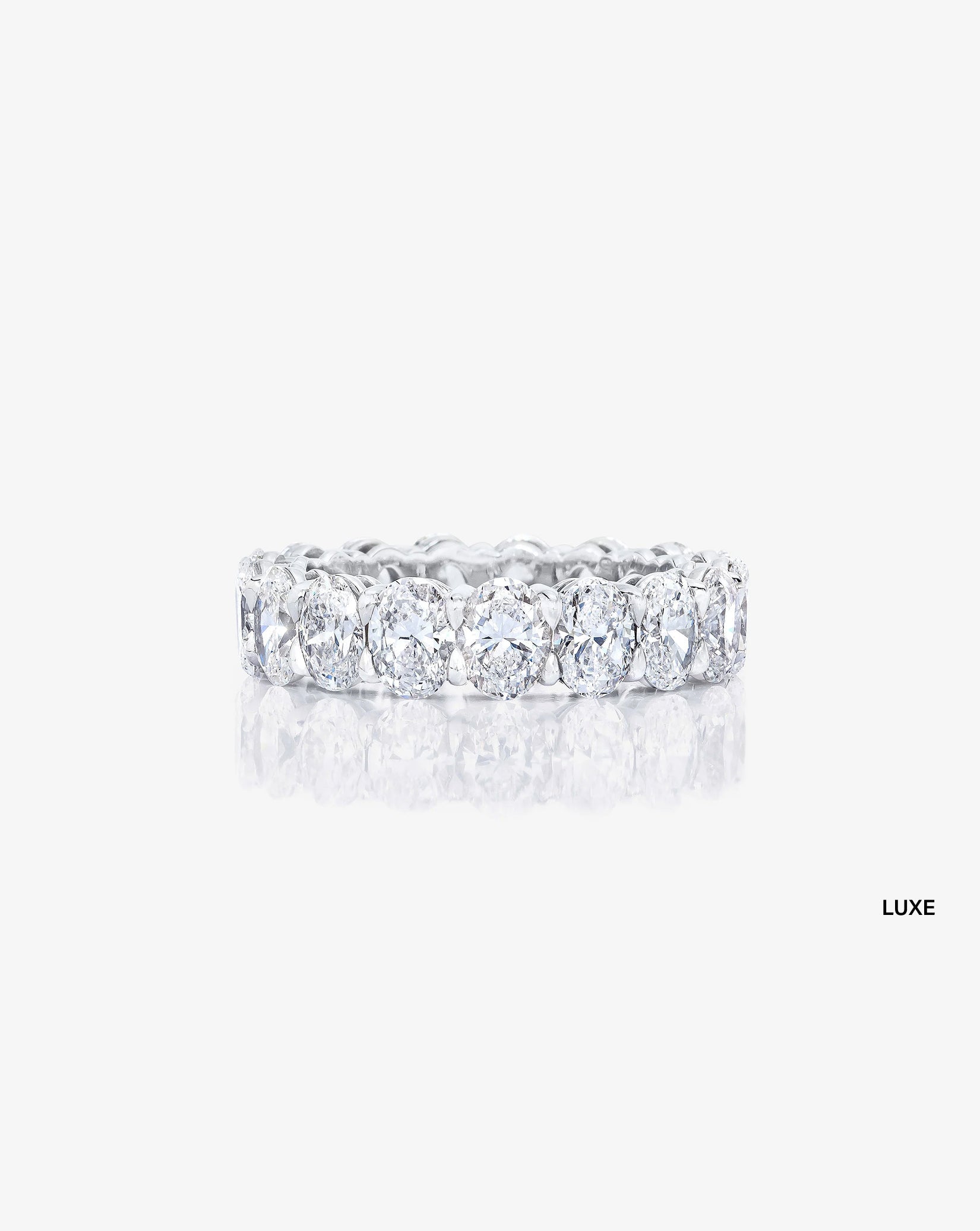 Oval Lab Diamond Eternity Band