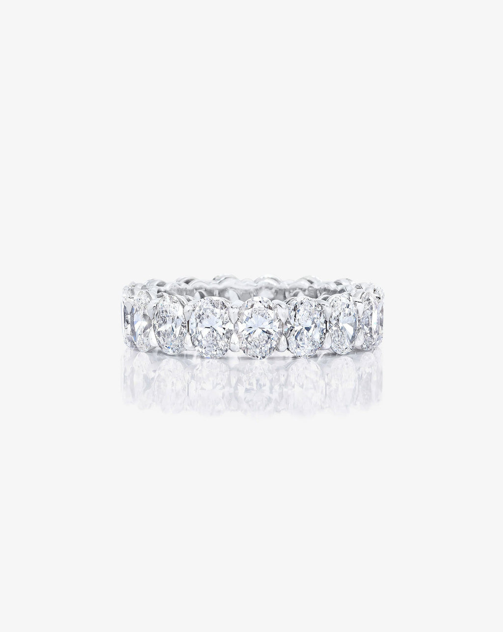 Oval Lab Diamond Eternity Band