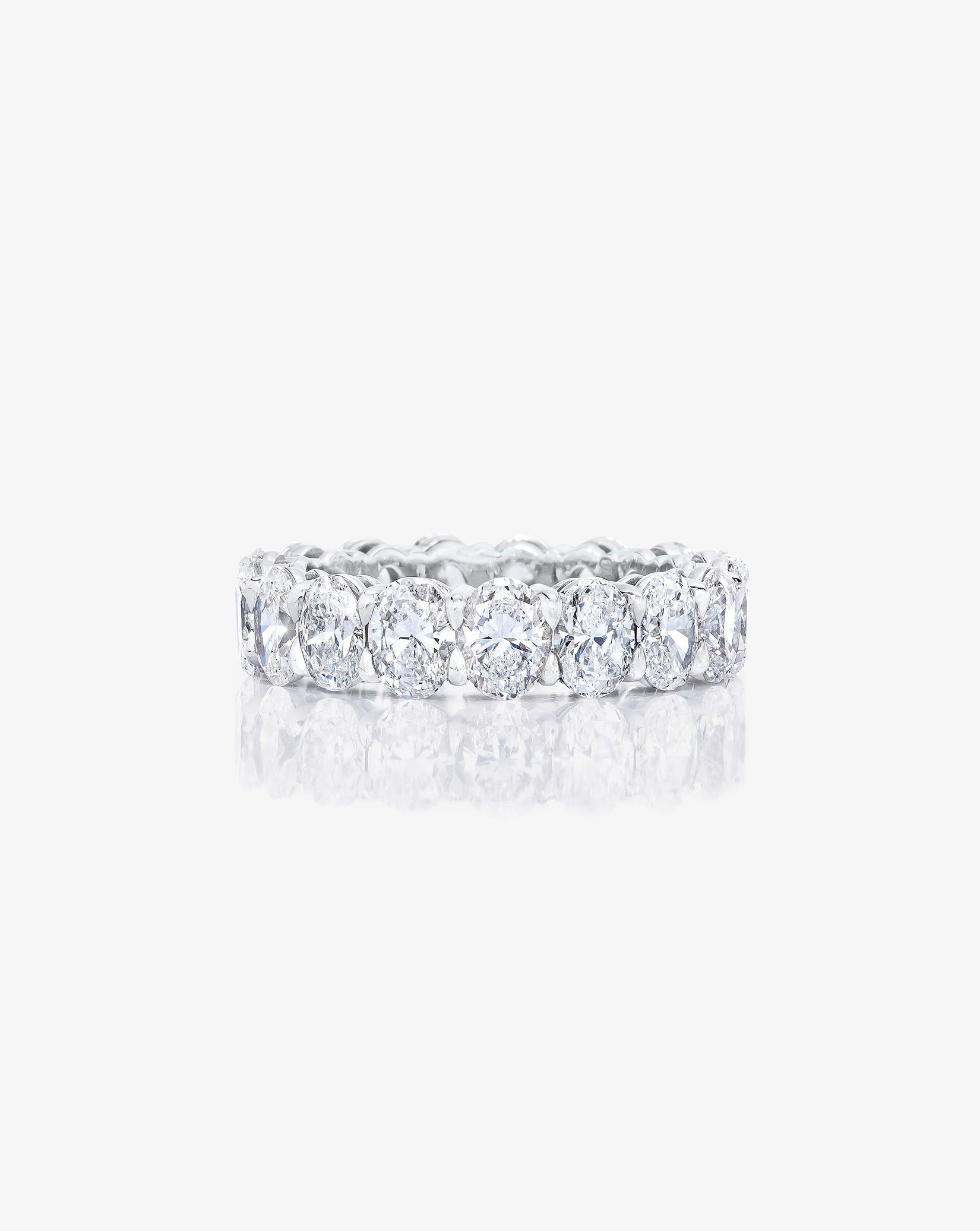 Oval Diamond Eternity Band