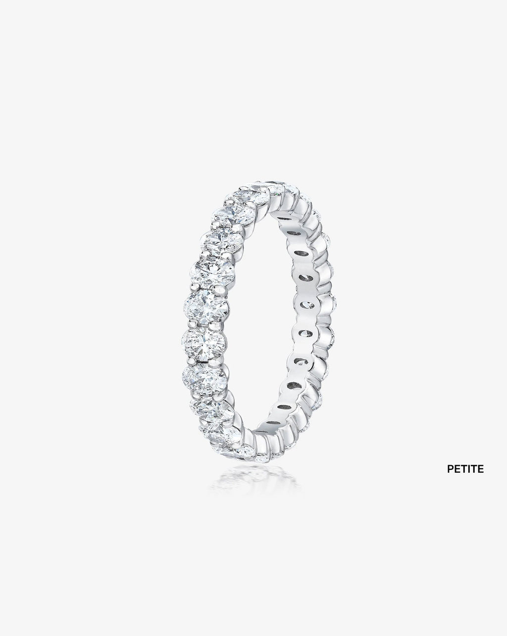 Oval Lab Diamond Eternity Band