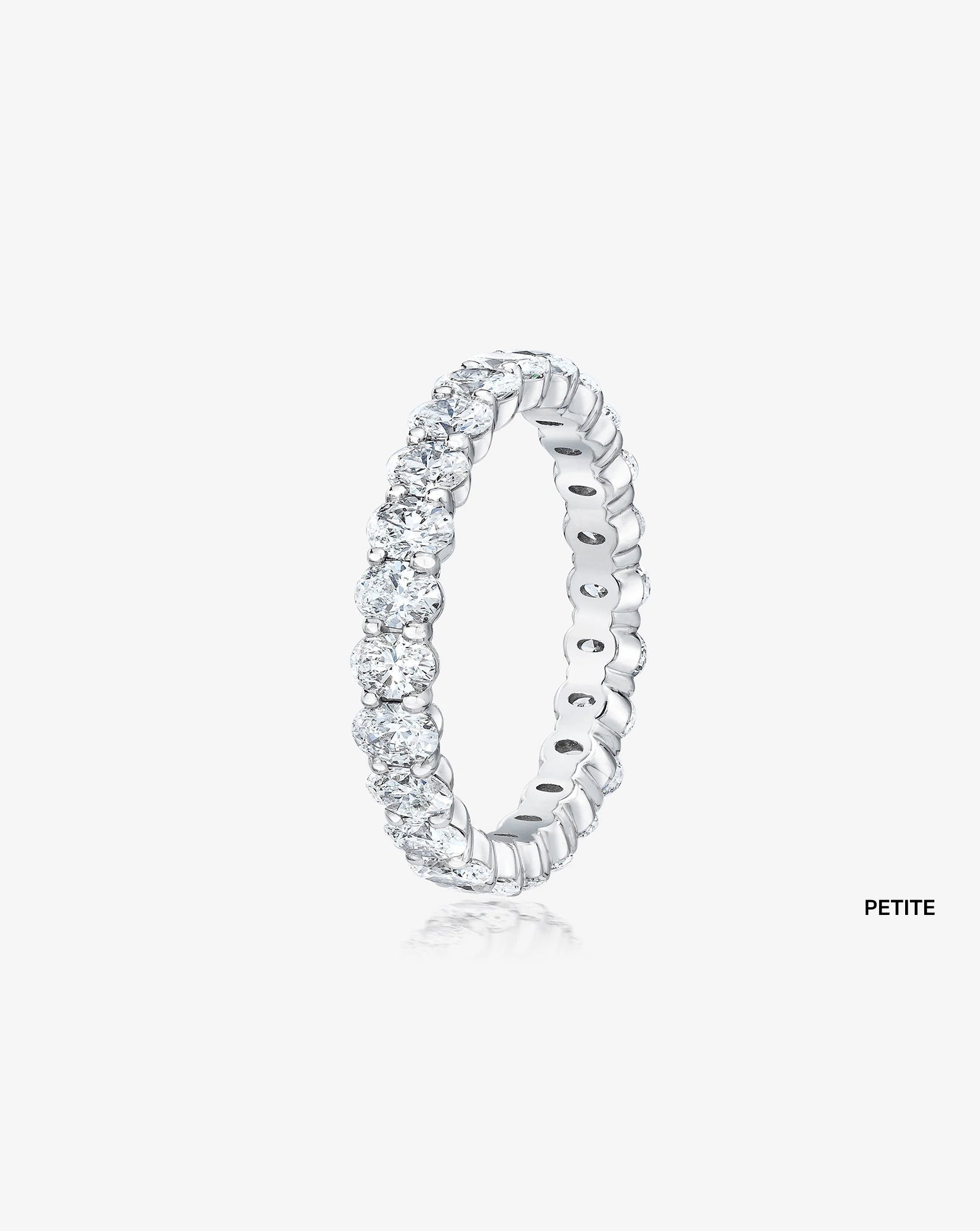 Oval Diamond Eternity Band