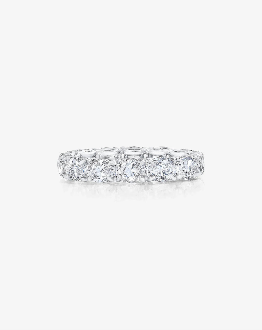 Lab Diamond Sideways Oval Eternity Band