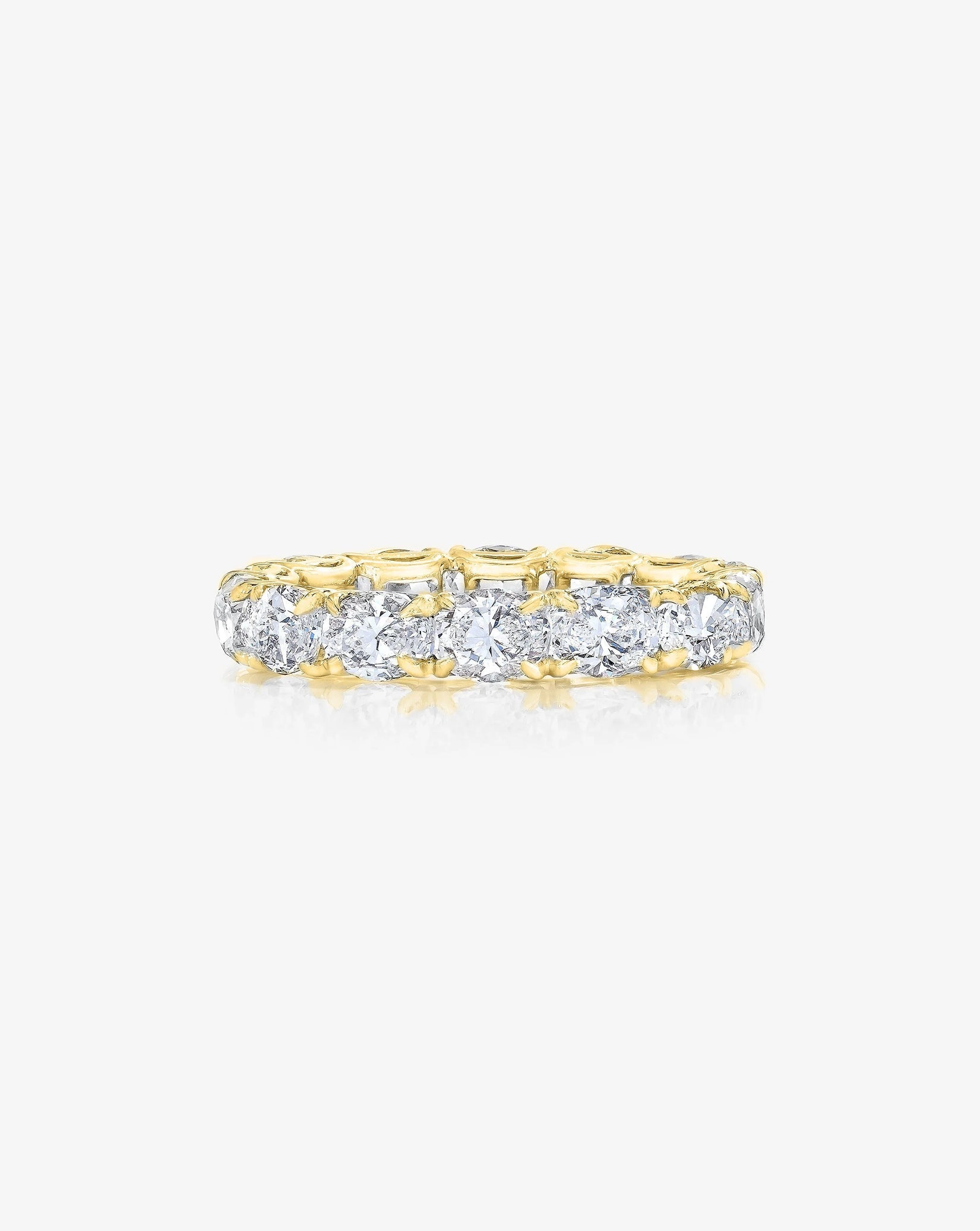 Sideways Oval Diamond Eternity Band