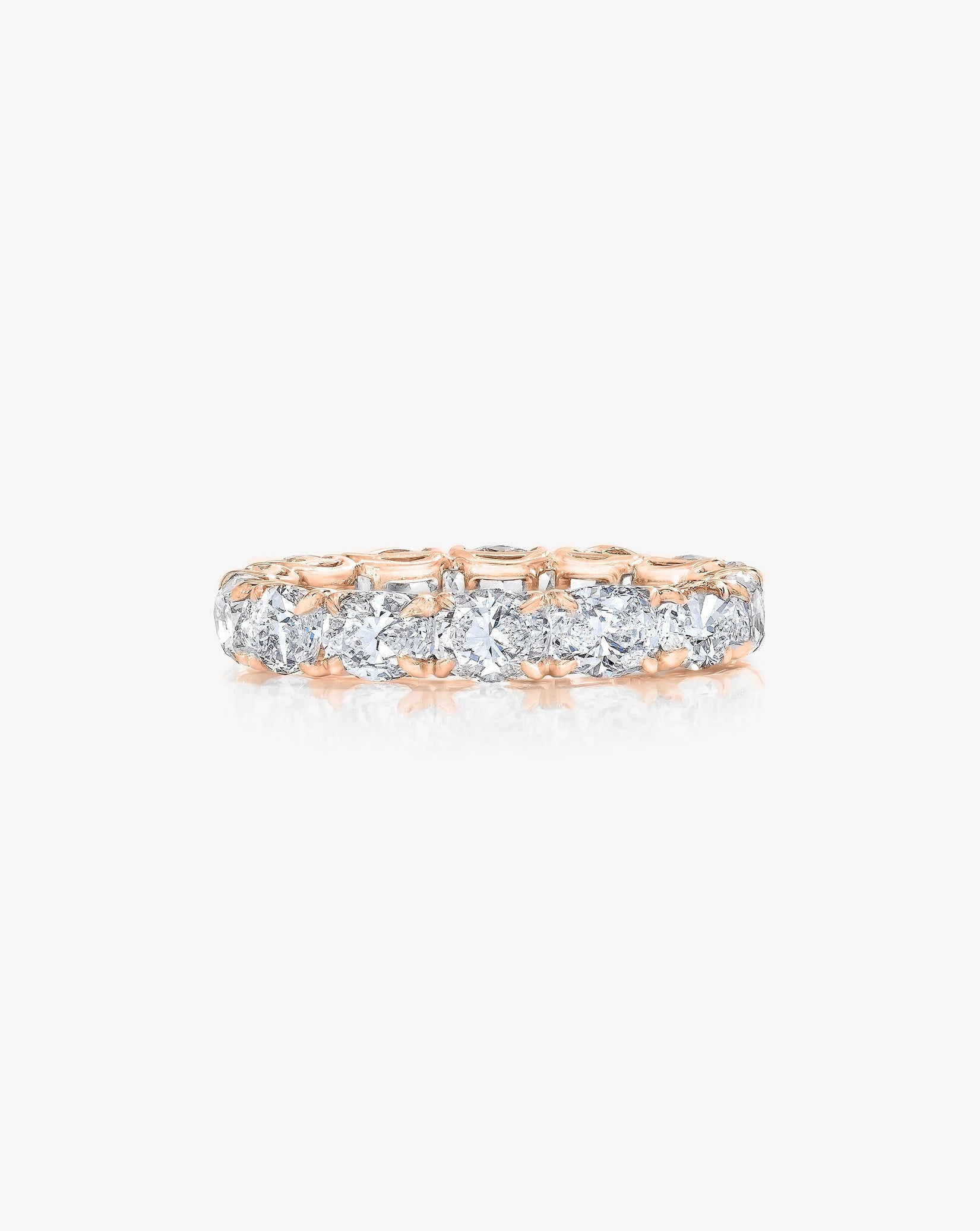 Sideways Oval Diamond Eternity Band