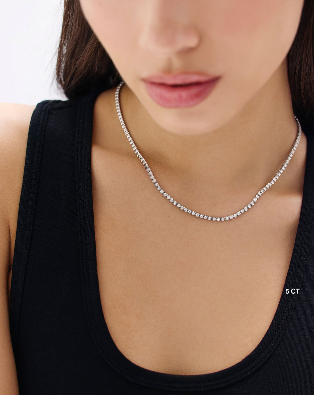 Luxe Diamond Tennis Necklace