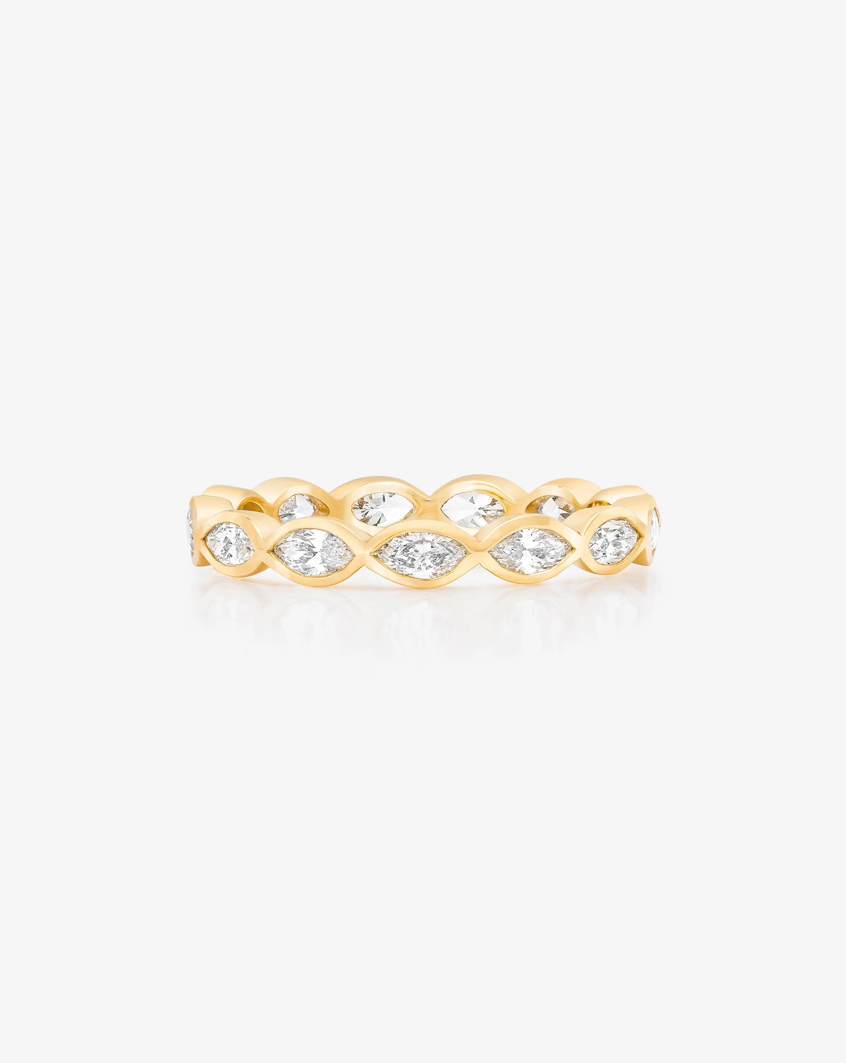 Marquise Bezel Eternity Band