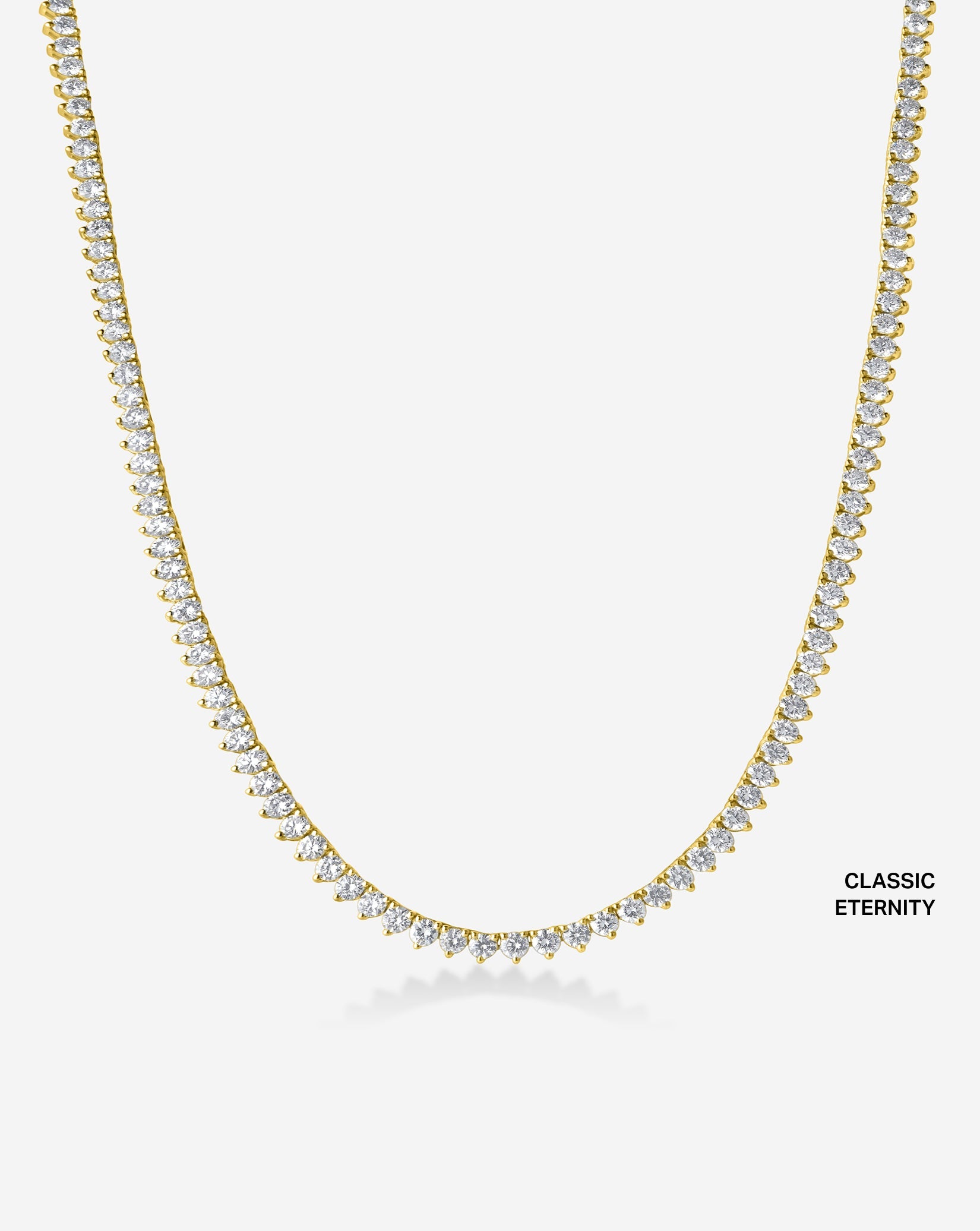 Martini Diamond Tennis Necklace