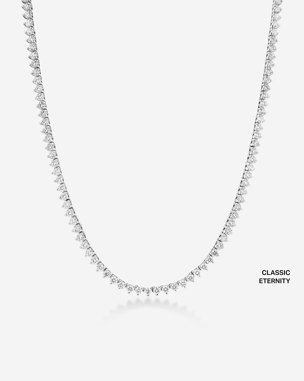 Martini Diamond Tennis Necklace