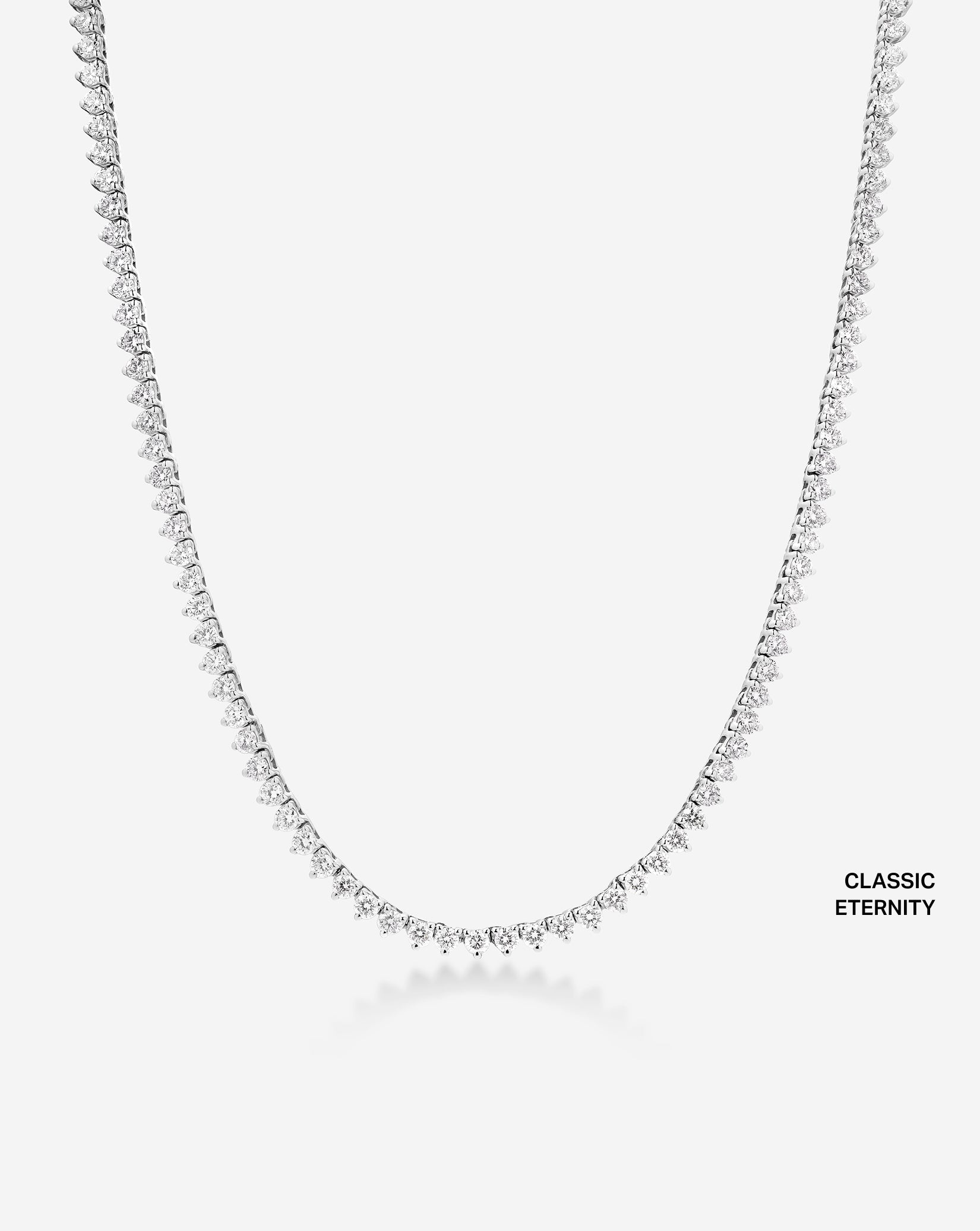 Martini Diamond Tennis Necklace
