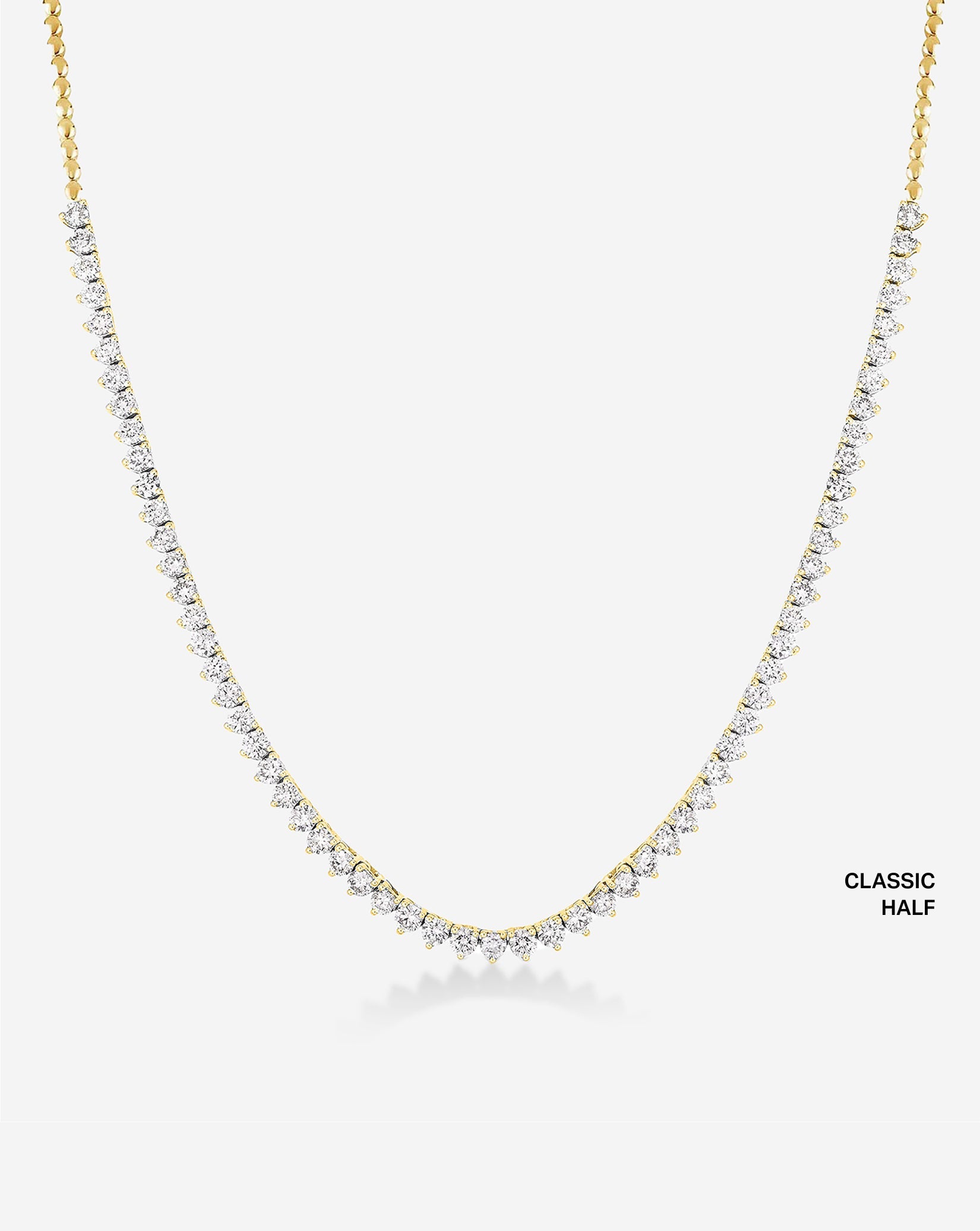 Martini Diamond Tennis Necklace