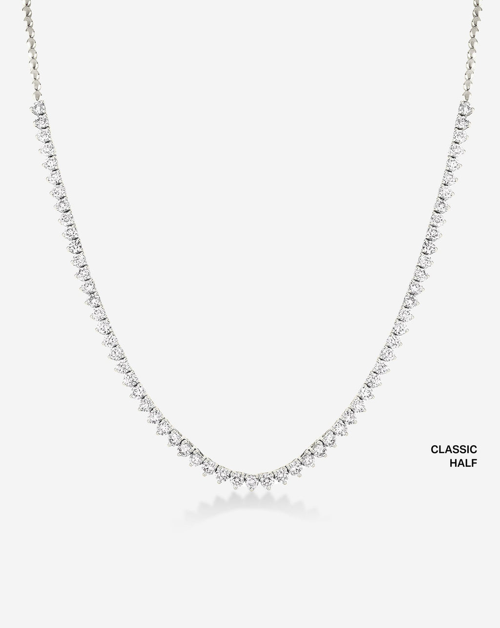 Martini Diamond Tennis Necklace