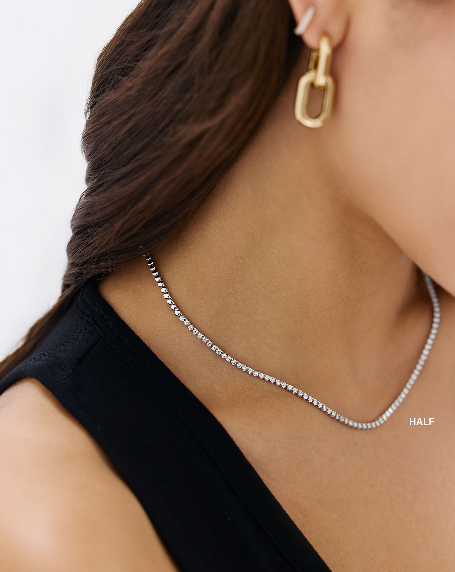 Mini Diamond Tennis Necklace