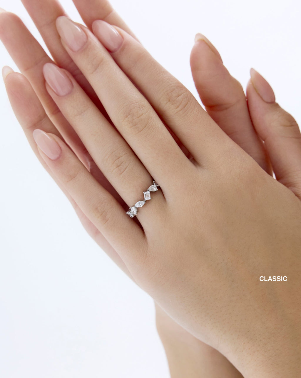 Mixed Shape Eternity Band