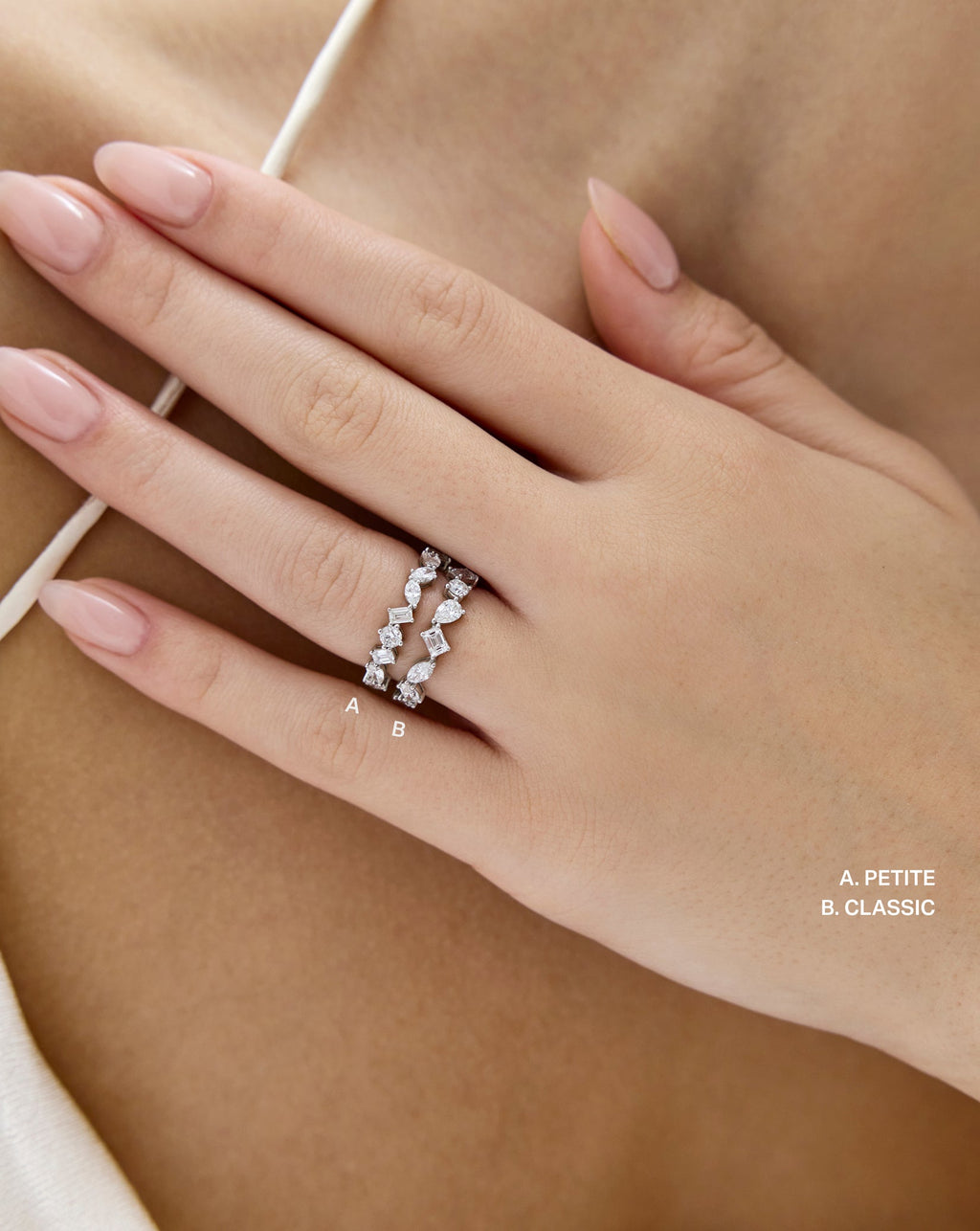 Mixed Shape Eternity Band