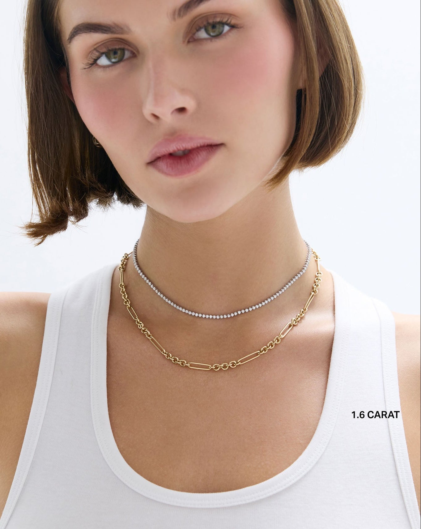 Multiway Tennis Choker + Double Wrap Bracelet