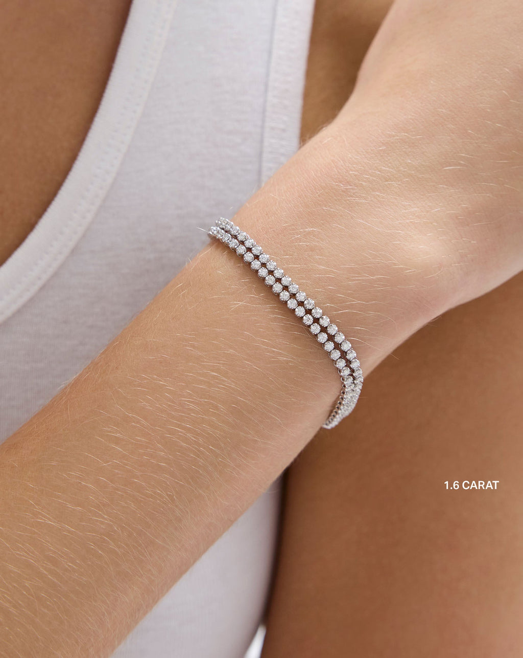 Multiway Tennis Choker + Double Wrap Bracelet