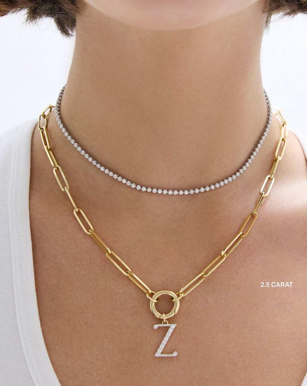 Multiway Tennis Choker + Double Wrap Bracelet