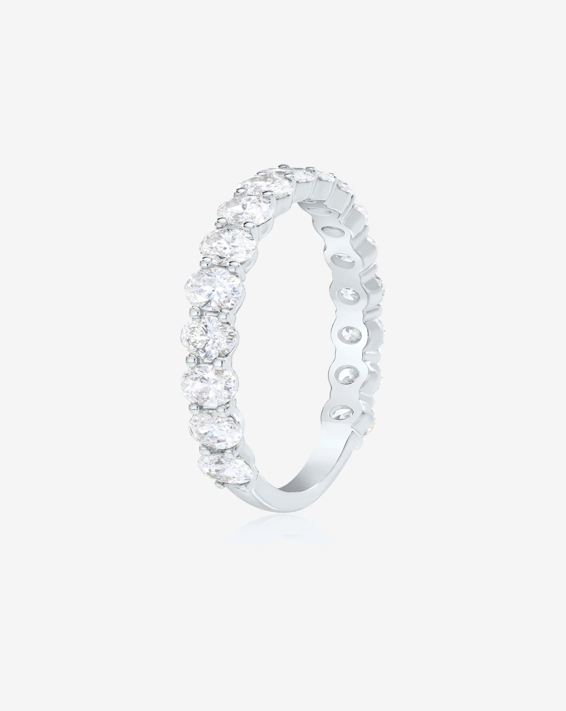 Oval 3/4 Diamond Band