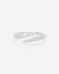 Open Diamond Wrap Ring