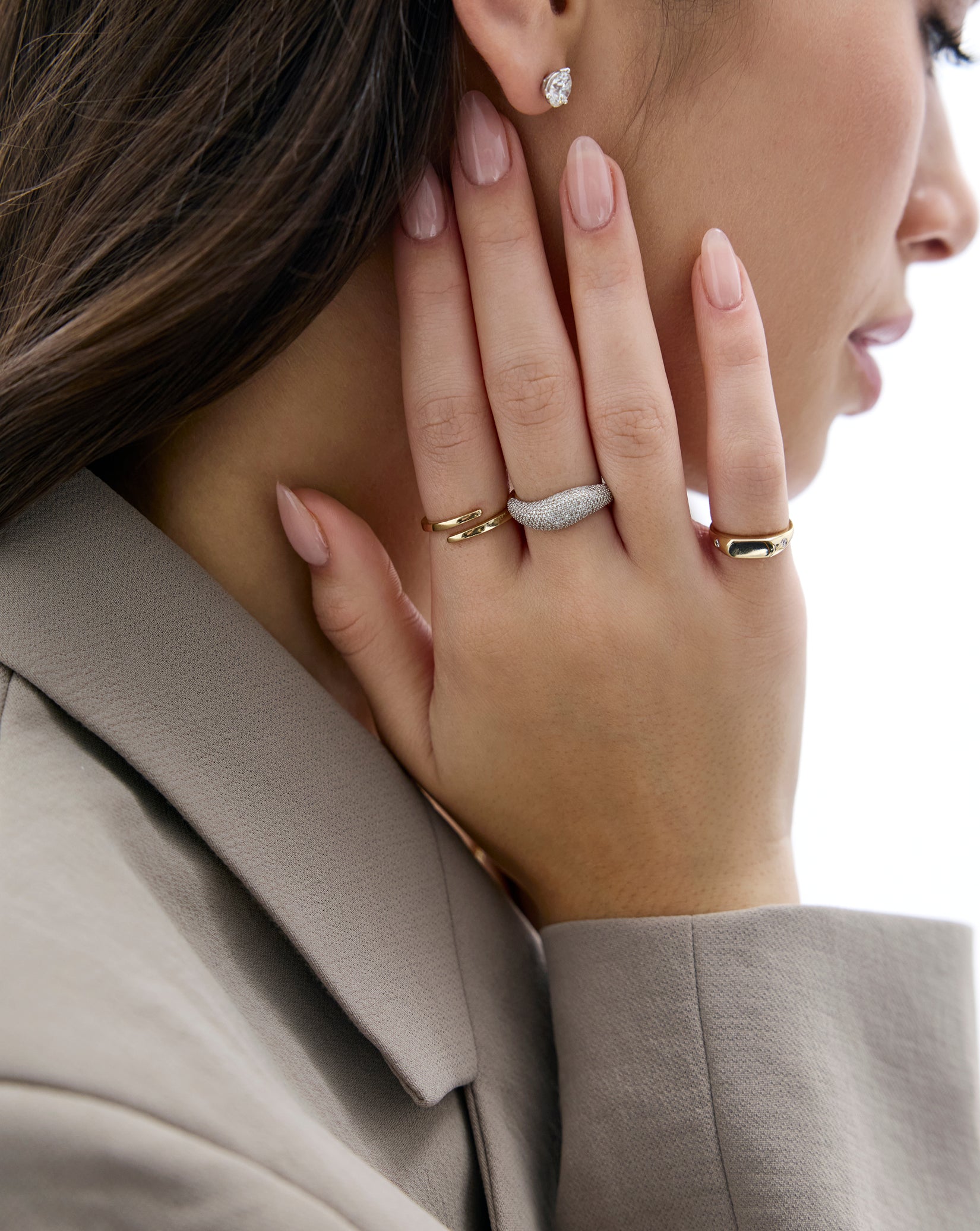 Open Gold Wrap Ring