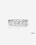Oval Bezel Eternity Band