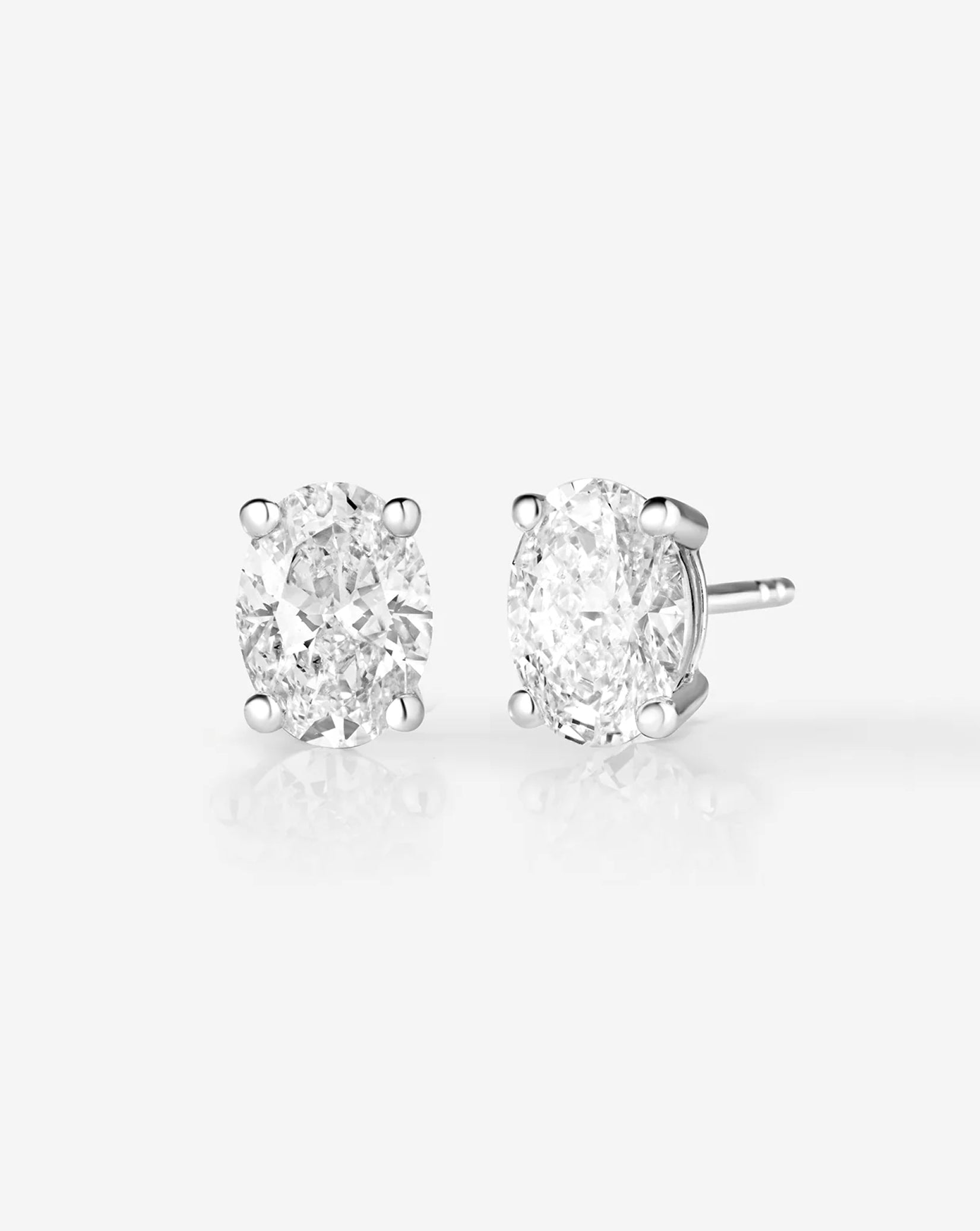 Oval Lab Diamond Studs