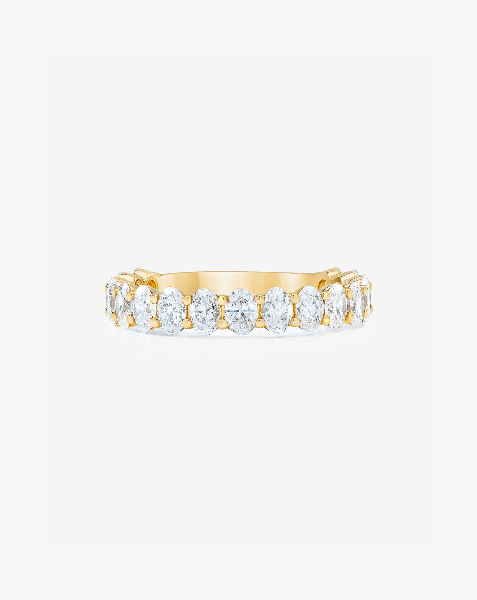 Oval 3/4 Lab Diamond Band