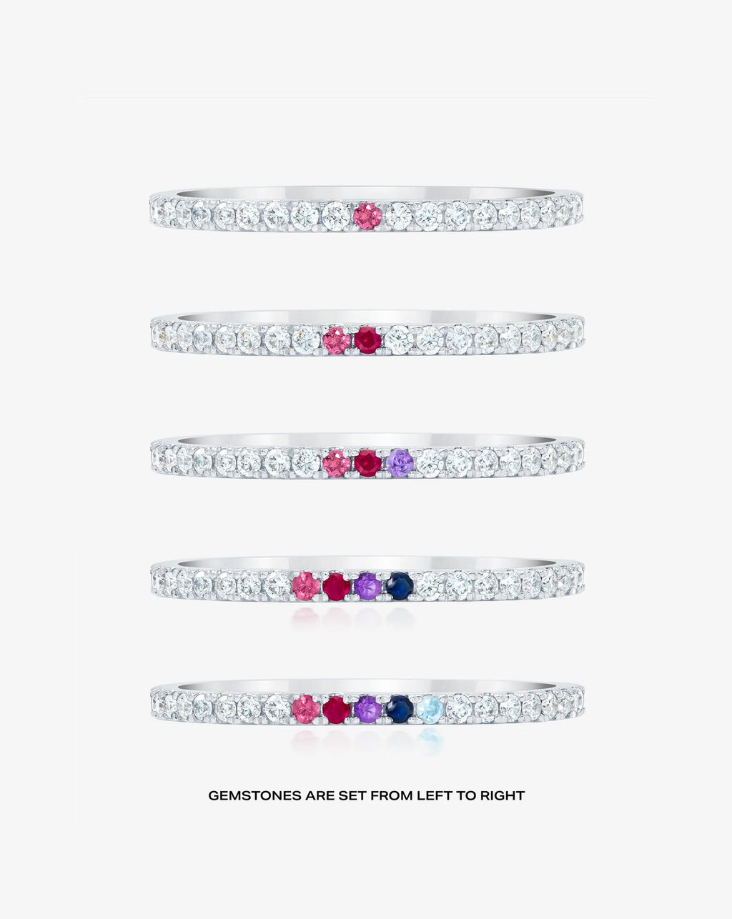 1.3 mm Personalized Perfect Pavé Diamond Ring