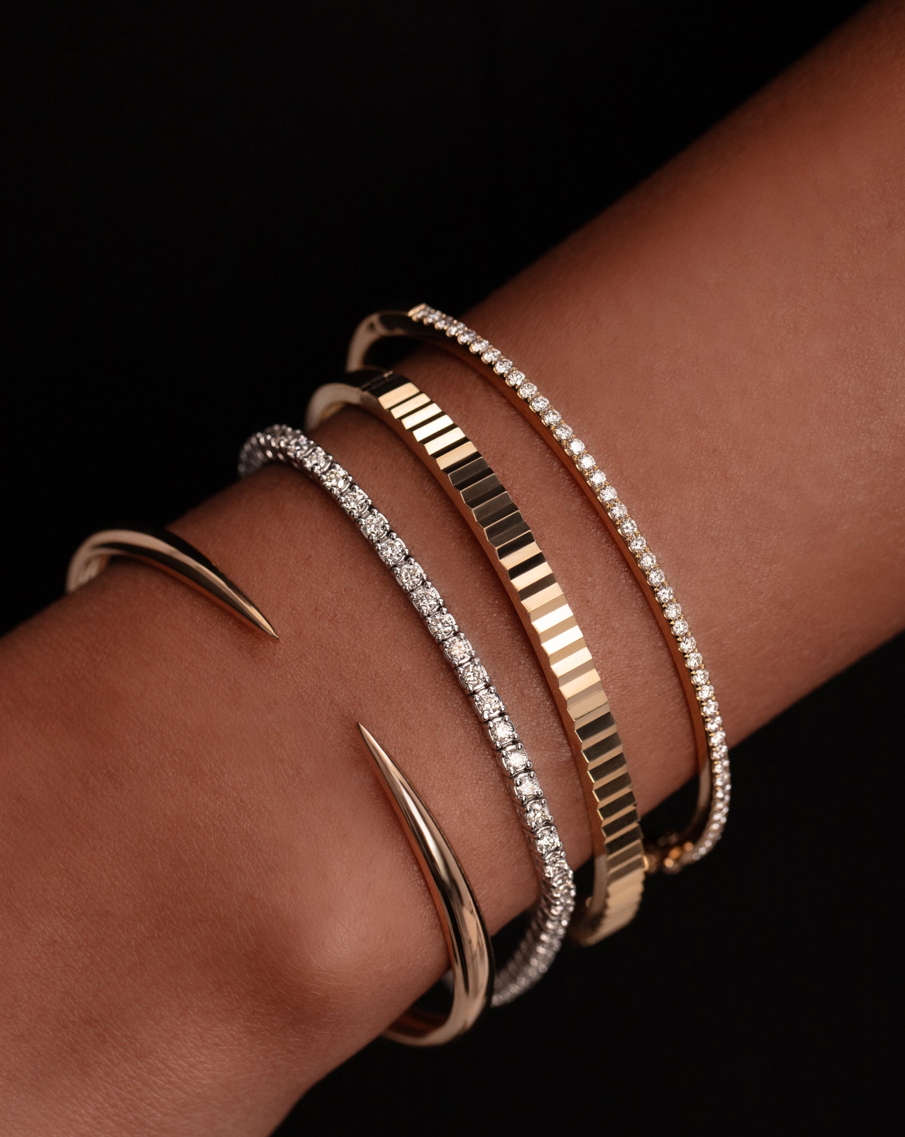 Gold Claw Cuff