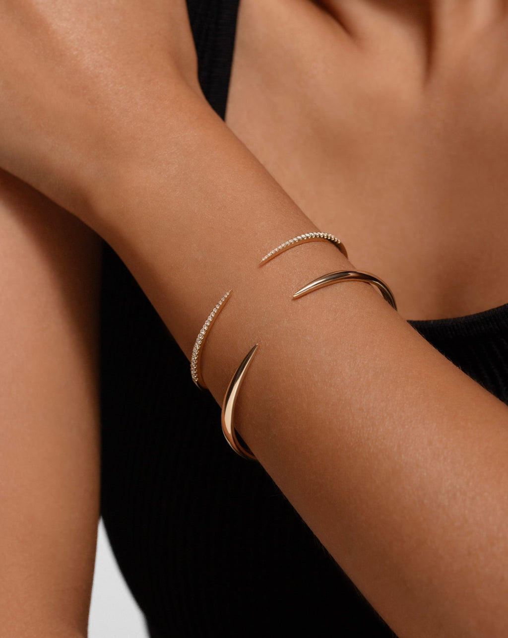 Gold Claw Cuff