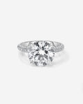 3.18 Round Lab Diamond in Pavé Cloud