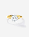 1.15 Round Brilliant Lab Diamond in Cloud Solitaire