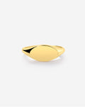 Engravable Gold Signet Ring