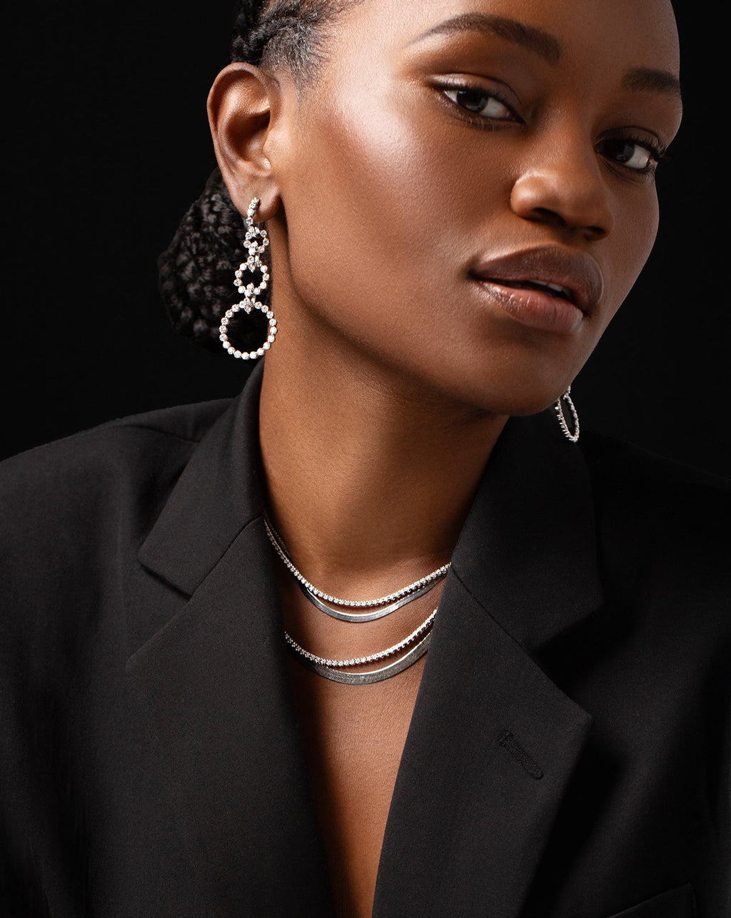 Multiway Lab Diamond Statement Earrings