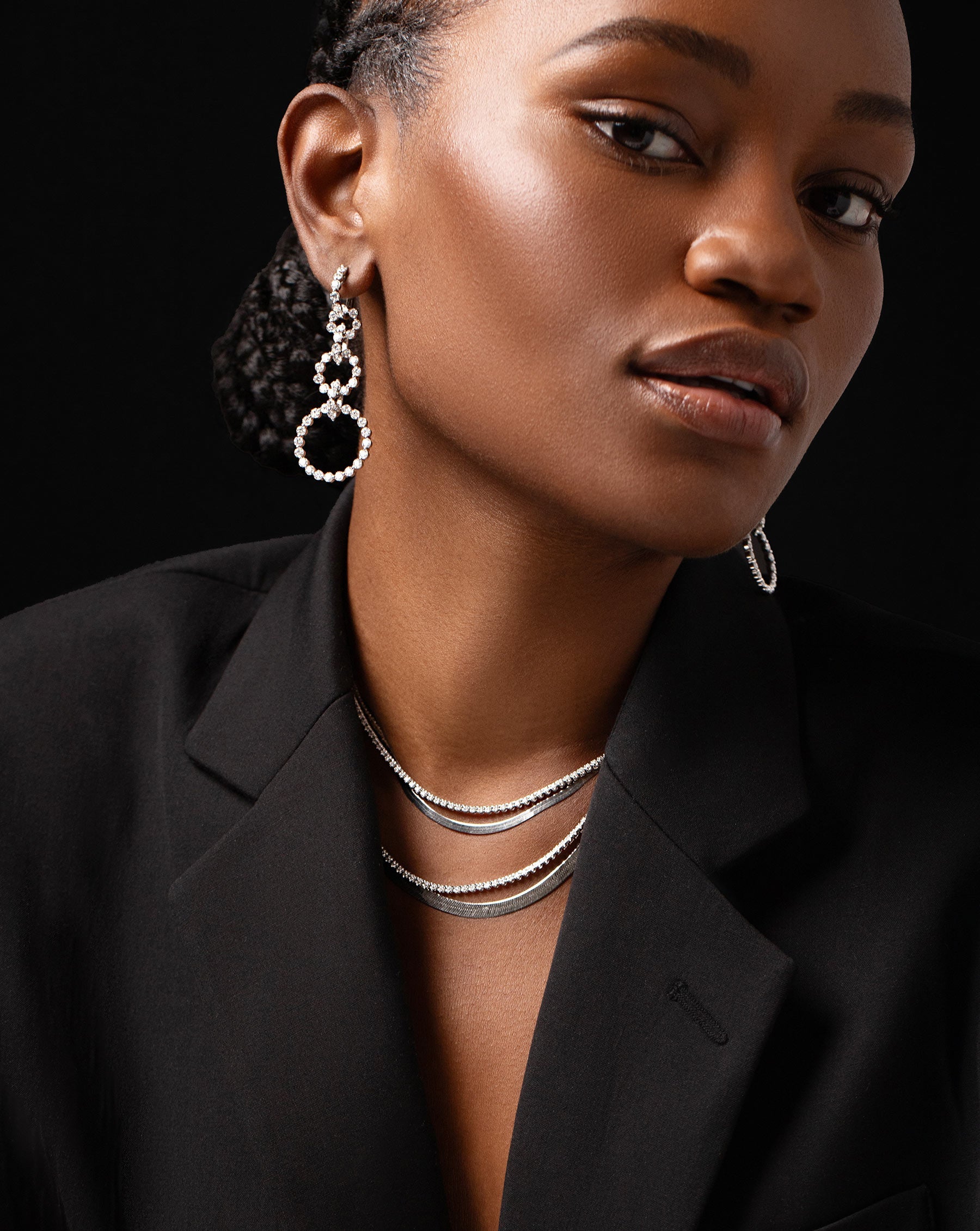 Multiway Lab Diamond Statement Earrings