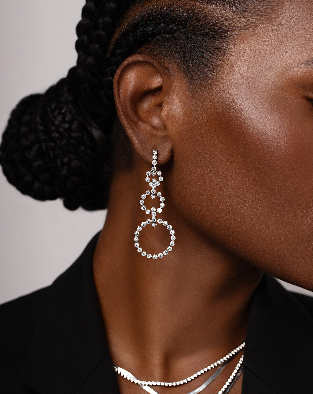 Multiway Diamond Statement Earrings