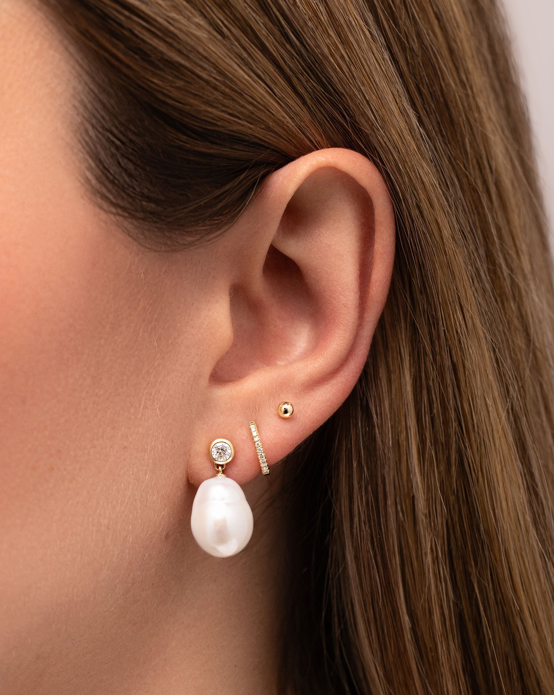 Petite Gold Studs