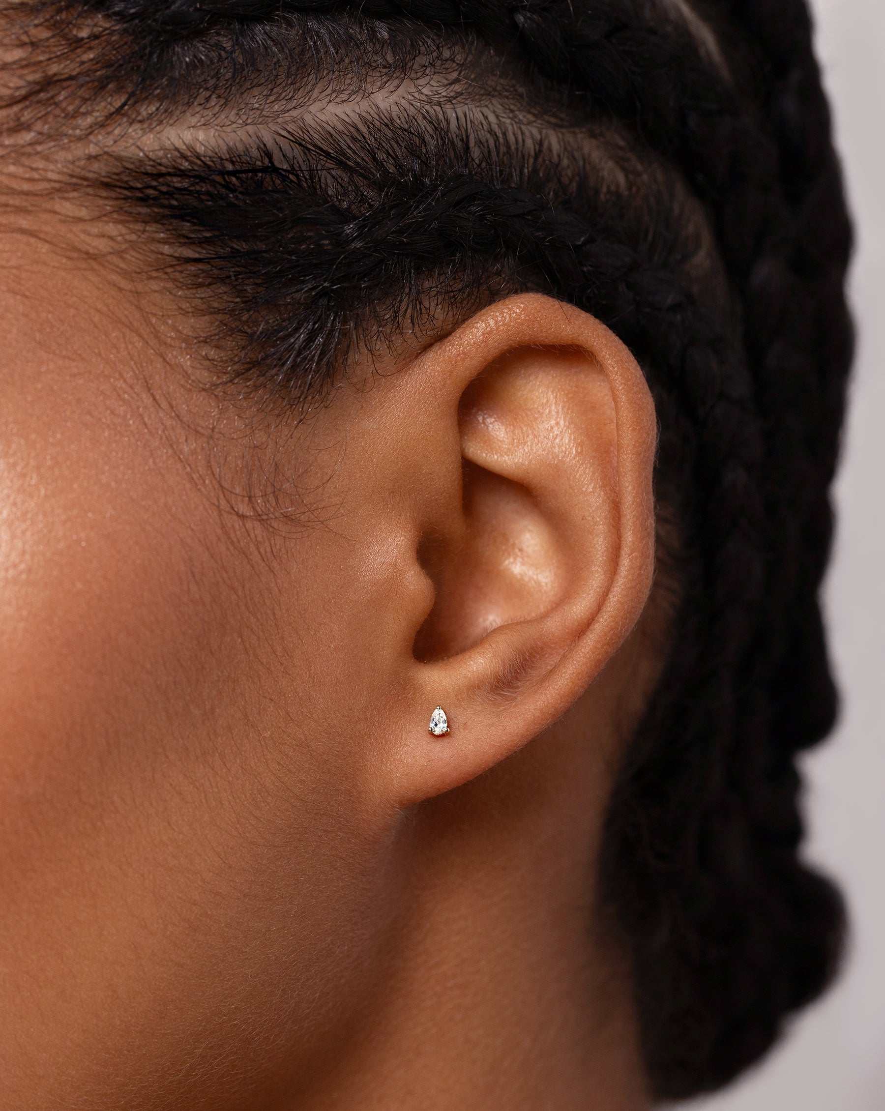 Tiny Pear Studs