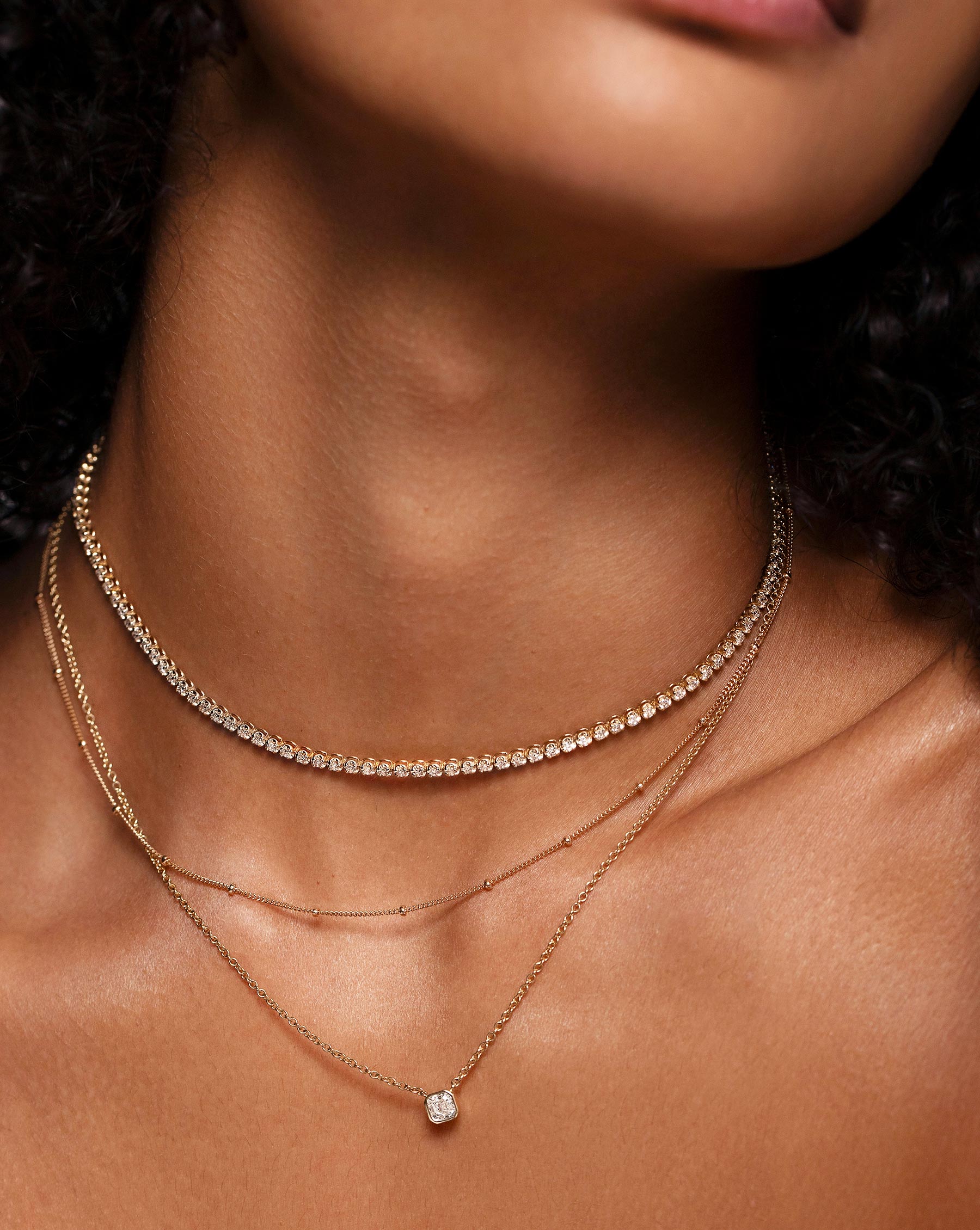 Multiway Tennis Choker + Double Wrap Bracelet