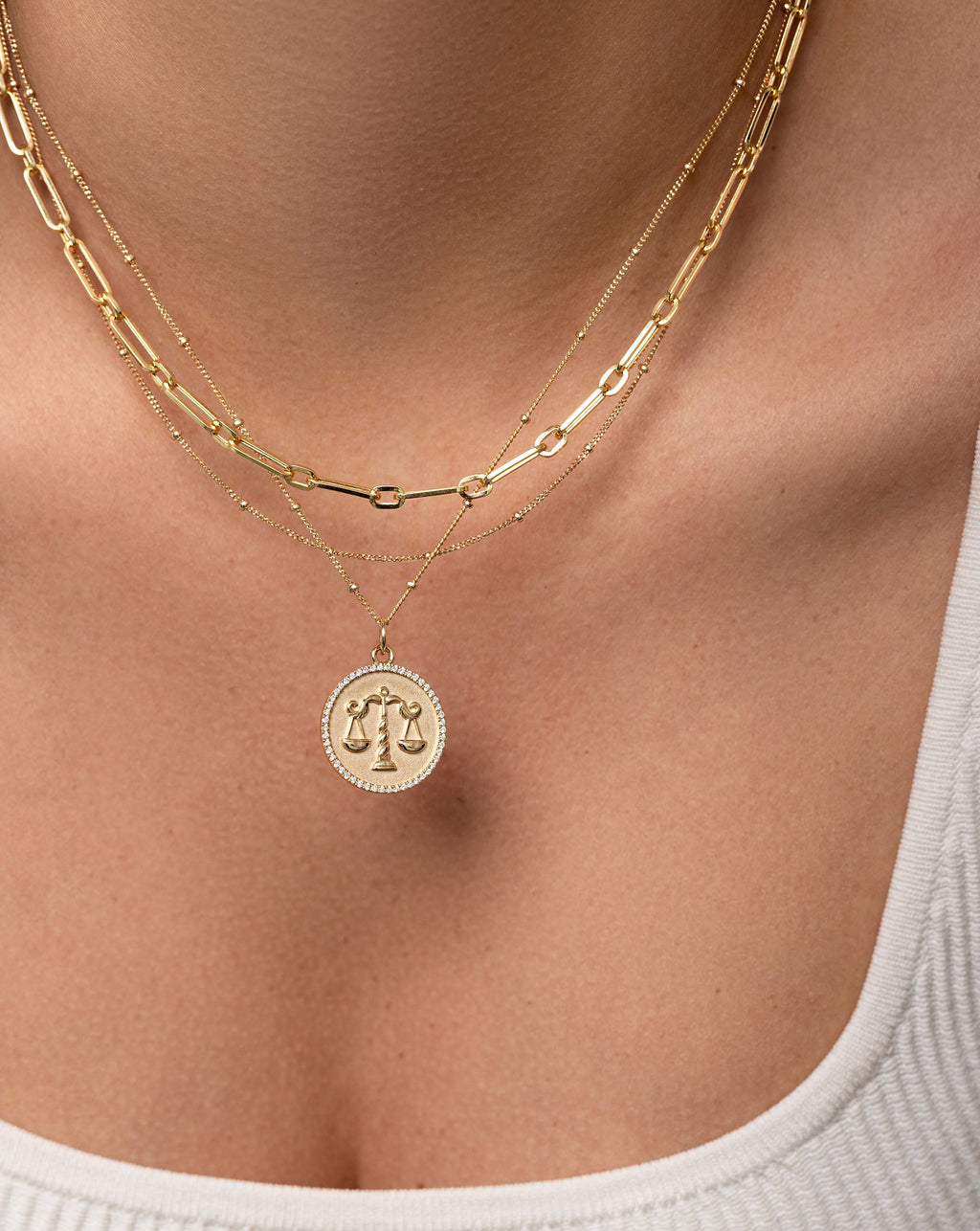 Zodiac Medallion Necklace